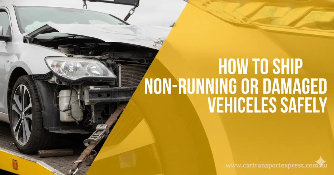 How to Ship Non-Running or Damaged Vehicles Safely